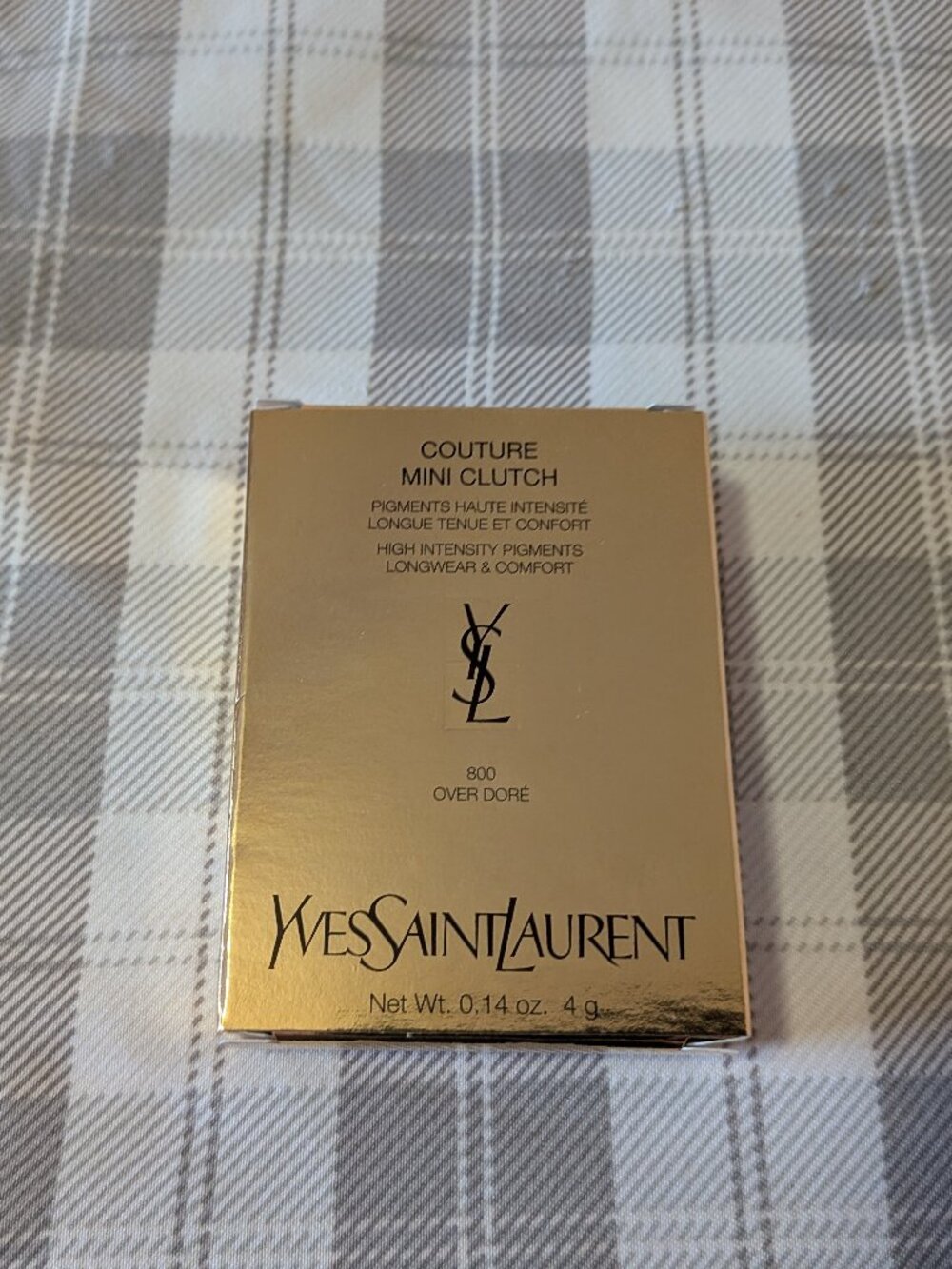 NEW YSL Couture Mini Clutch Eyeshadow Palette 800 Over Doré (0.14 oz | 4 g)